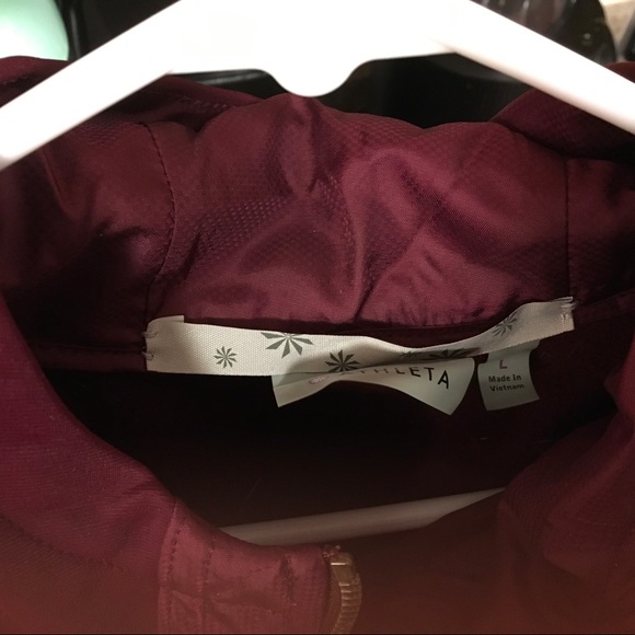 ATHLETA maroon burgundy Large jacket - Picture 4 of 9